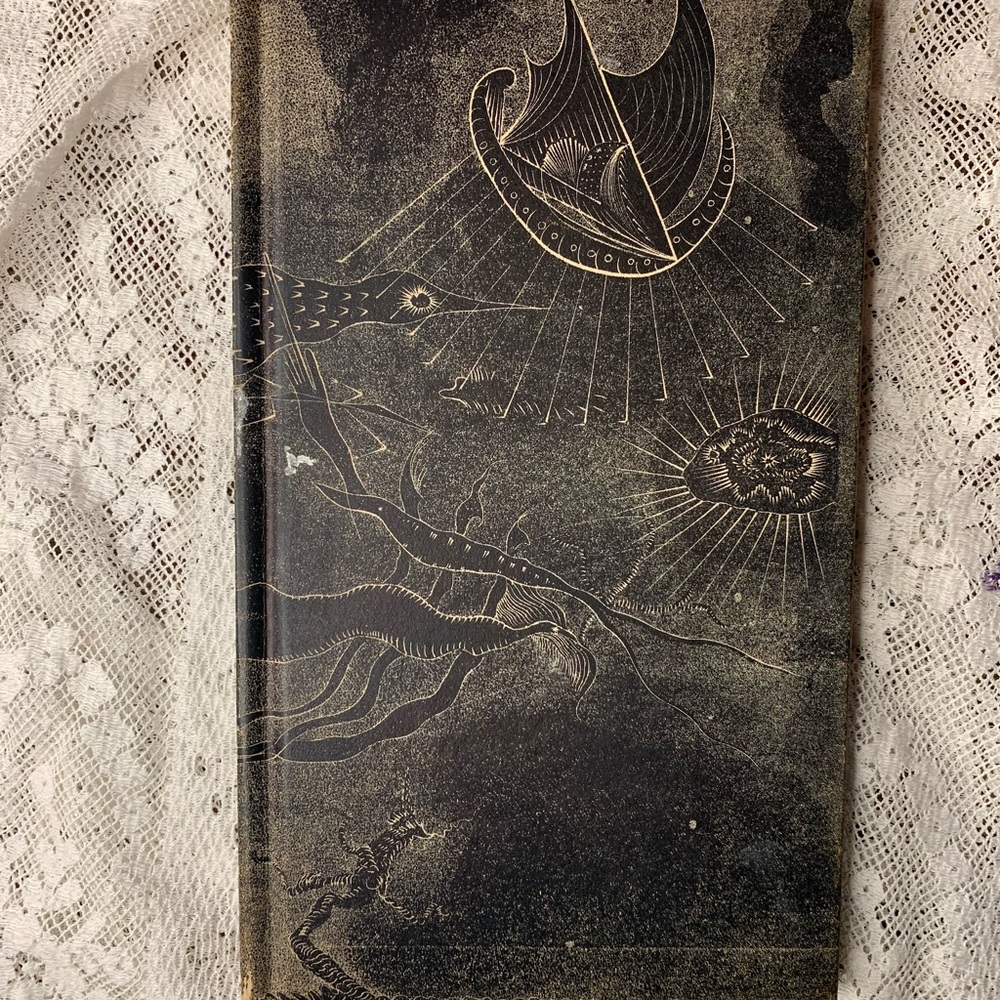 Rare book under a glass bell. Second printing. Only 800 reprinted